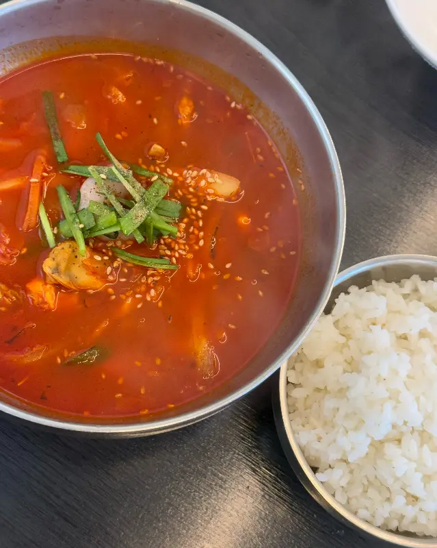 타이짬뽕 짬뽕과 밥