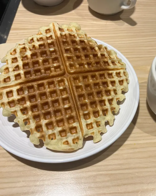 직접 구워 먹는 와플