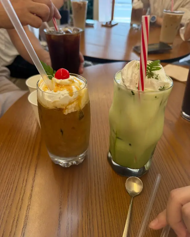 다양한 음료 메뉴