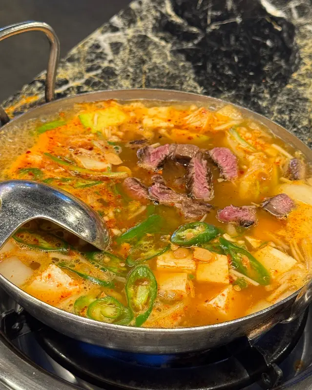 얼큰하고 시원한 된장술밥