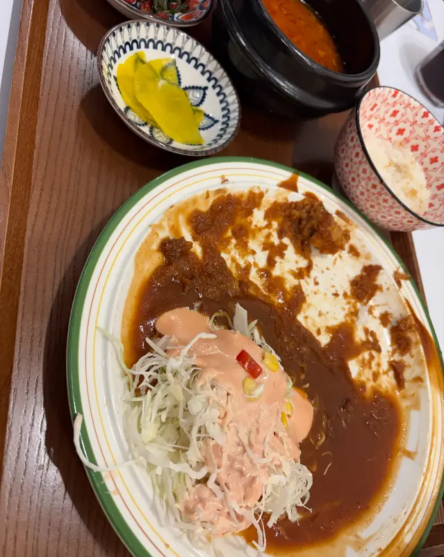 식사를 마친 테이블