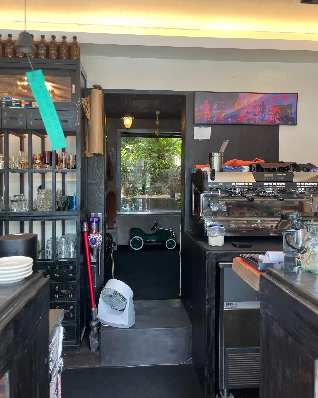 무슈부부 커피스탠드 내부 모습