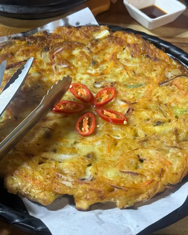 해물과 죽순이 가득한 해물죽순전