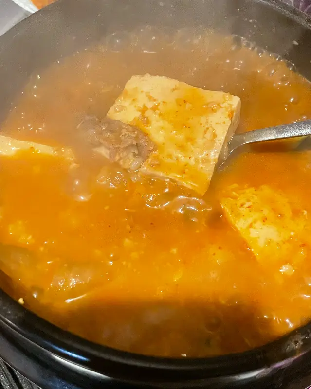 차돌된장찌개
