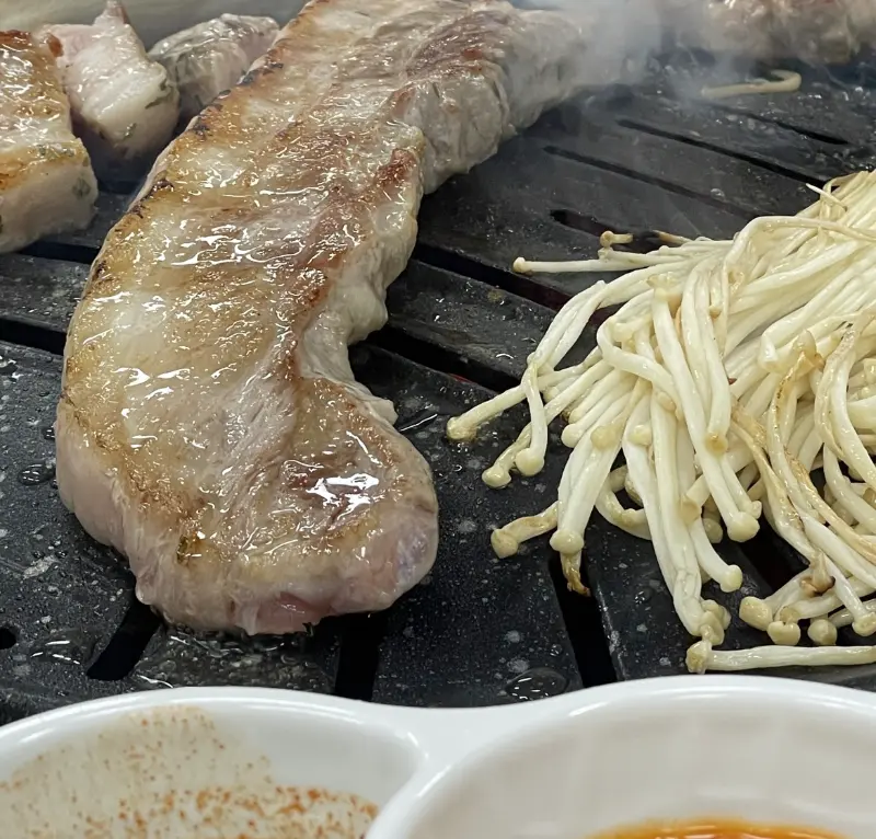 불막열삼 삼겹살