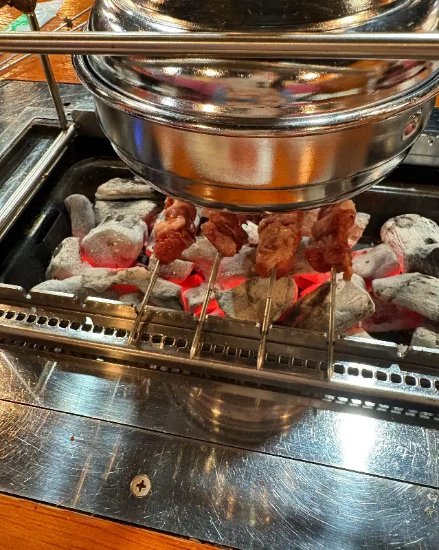 숯불위 양꼬치