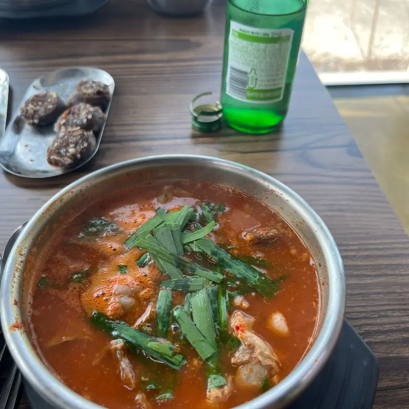 맛보기 순대와 순대국밥