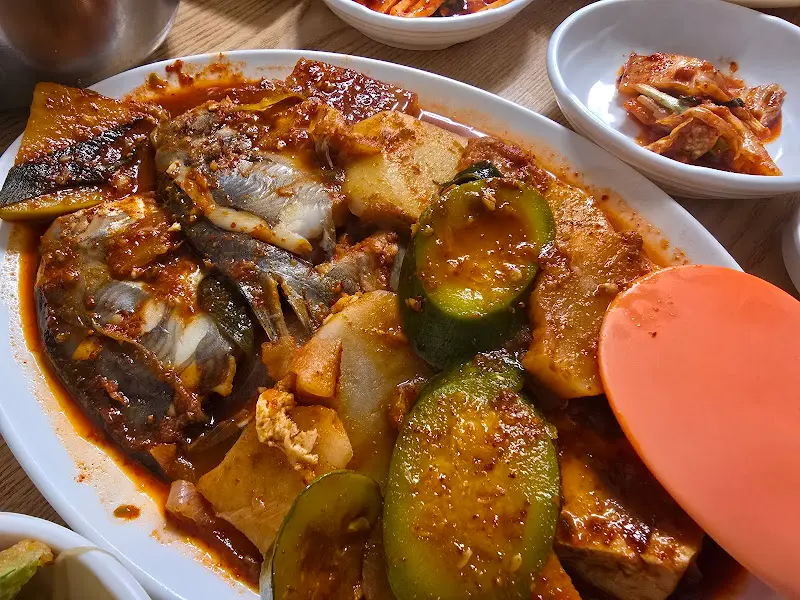 병어찜 한상차림