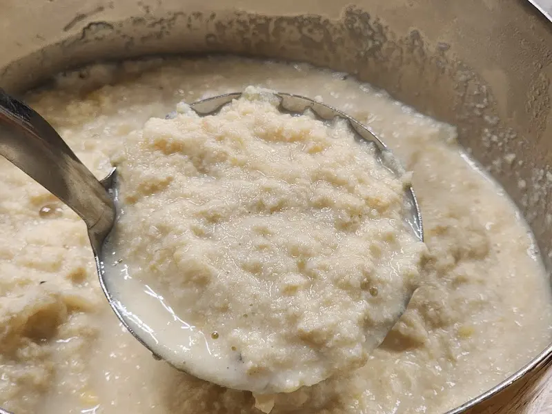 따뜻하고 고소한 콩비지