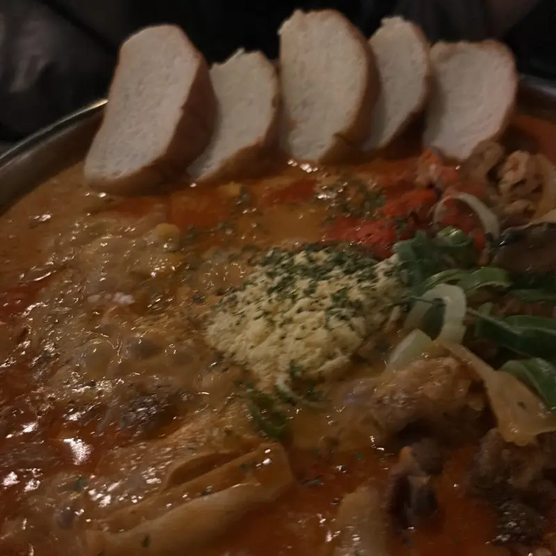 매운 크림 짬뽕