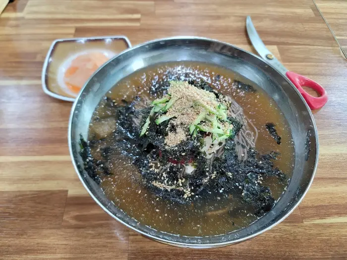 물막국수 클로즈업