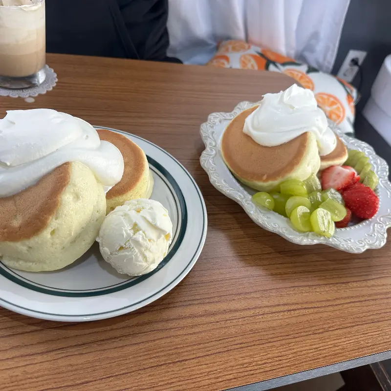 수플레와 아이스크림