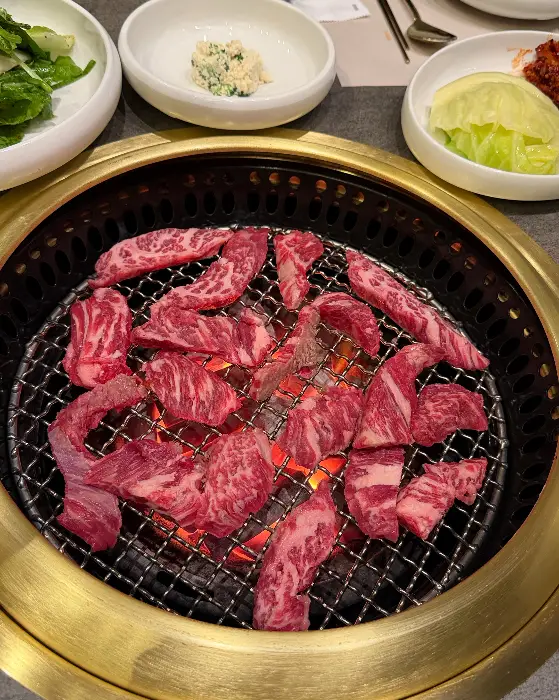 잘 구워진 양념갈비