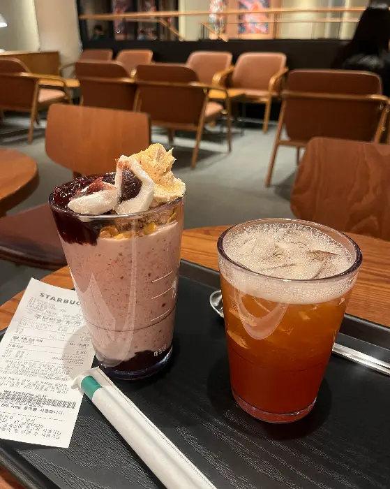 다양한 종류의 음료