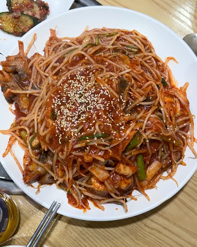 윤기가 흐르는 아구찜