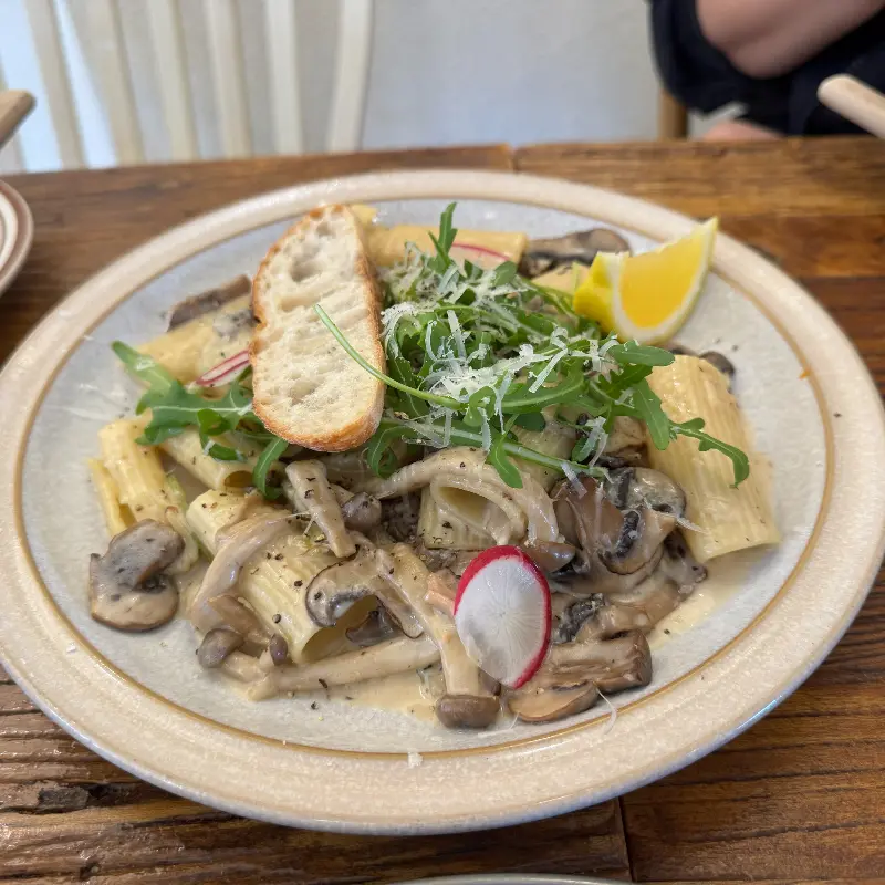 크림 버섯 파스타