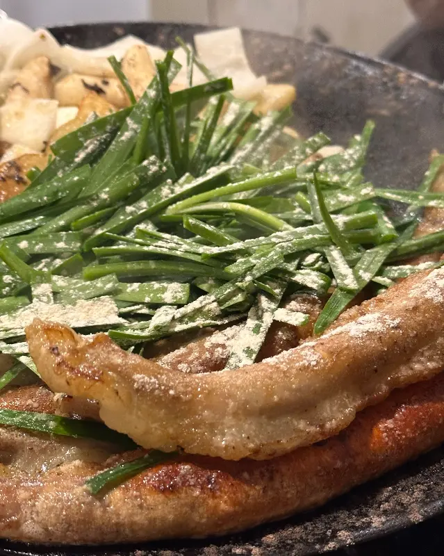 곱창과 부추의 환상적인 조화