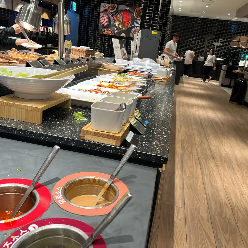 샤브샤브 소스 코너