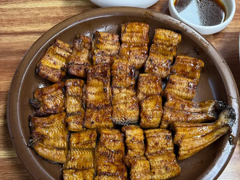 장어구이 클로즈업