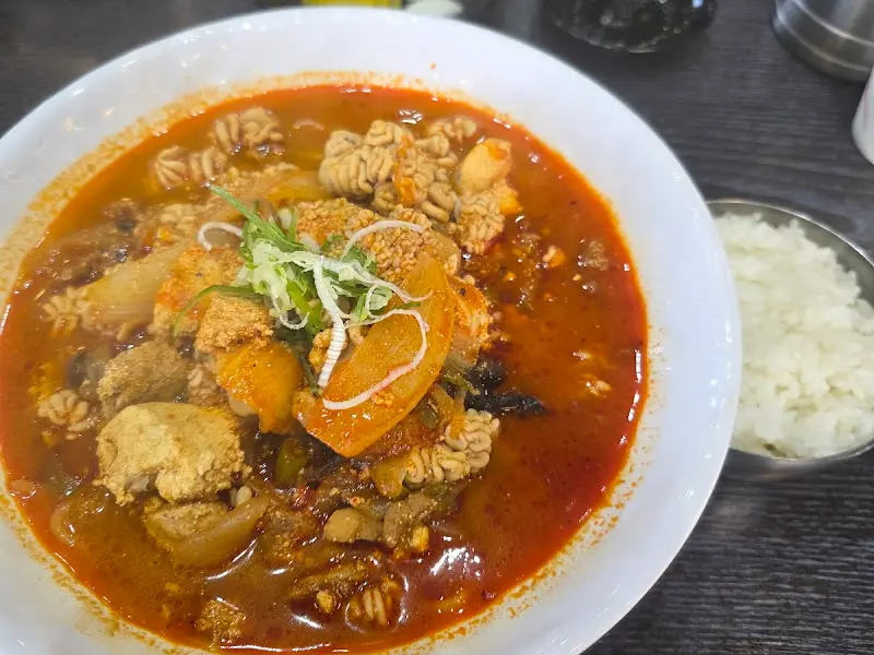 푸짐한 알짬뽕의 비주얼