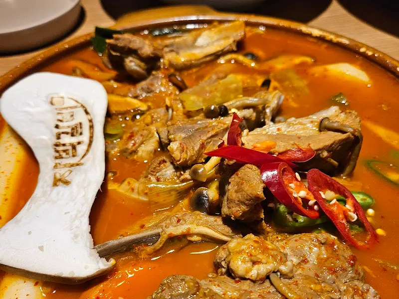 자박갈비 메인 메뉴