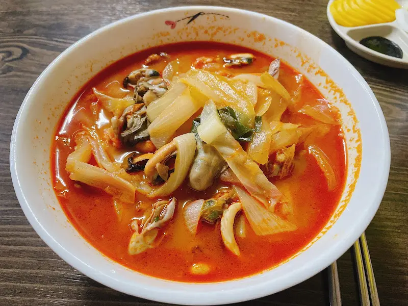해물짬뽕 디테일 샷