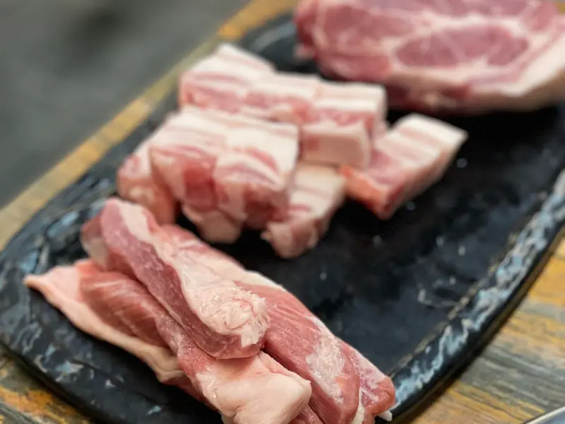 애월식당 메뉴판