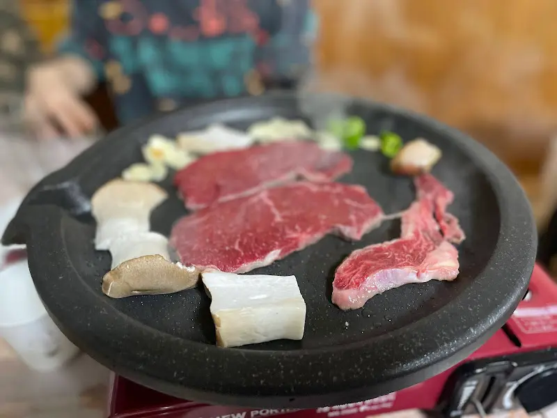 생고기 구워먹기