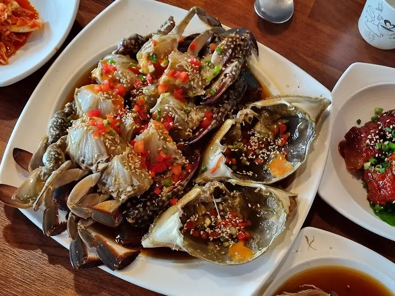 양념게장 근접샷