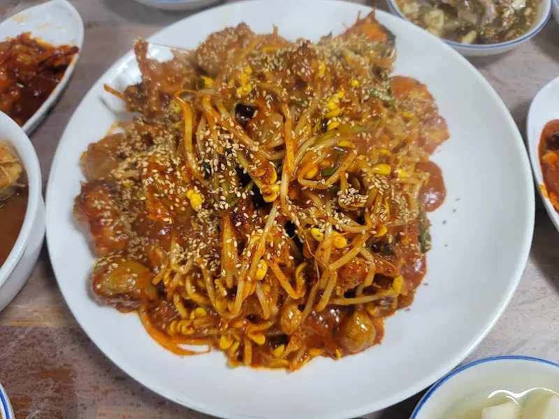 메인 아구찜 전체샷