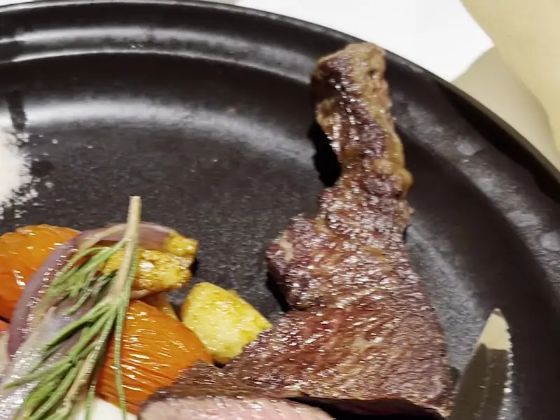 스테이크 근접샷