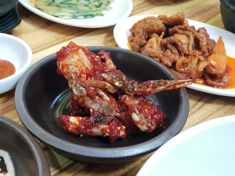 양념게장 클로즈업 샷