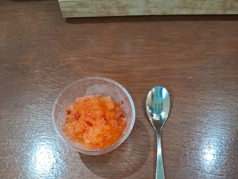 후식으로 제공되는 샤베트