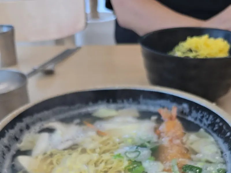 새우튀김과 삼선볶음밥