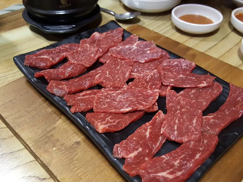 정갈하게 담긴 한우