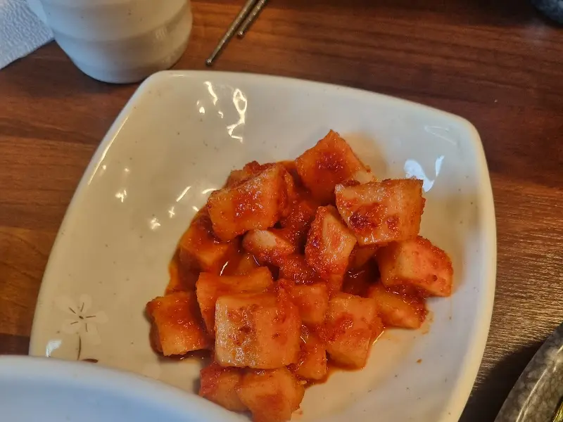 잘 익은 깍두기