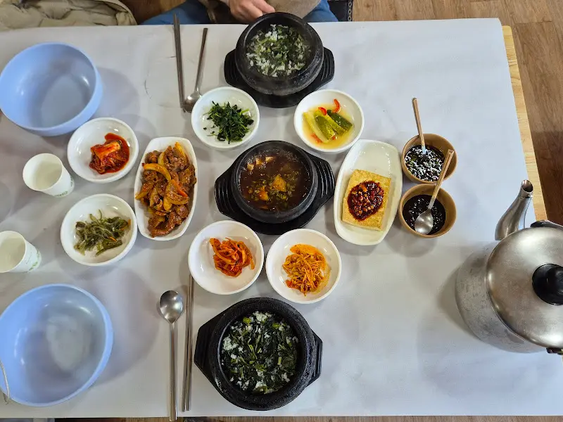 곤드레밥 정식 한상차림