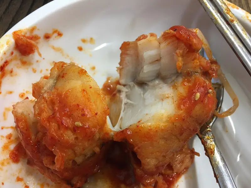 아구찜 근접 사진