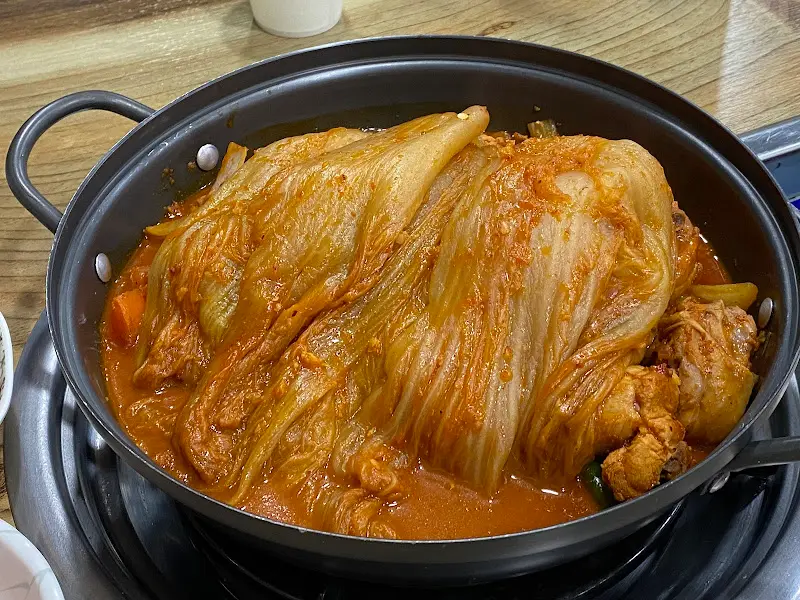묵은지 찜닭 비주얼