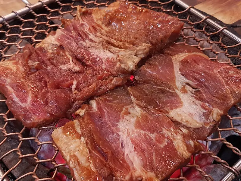 왕갈비 숯불구이