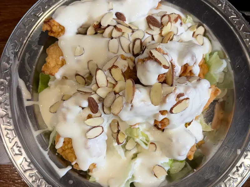 달콤하고 고소한 아몬드 크림 탕수육