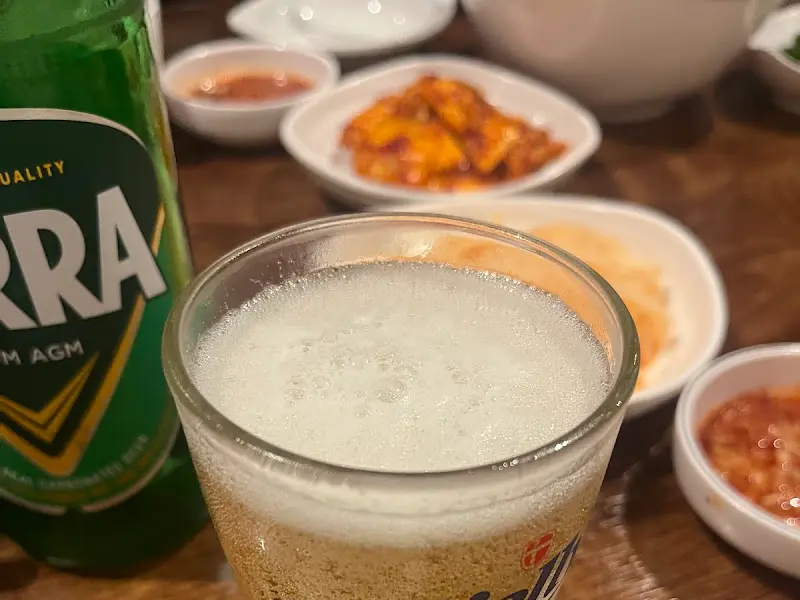 시원한 맥주 한 잔