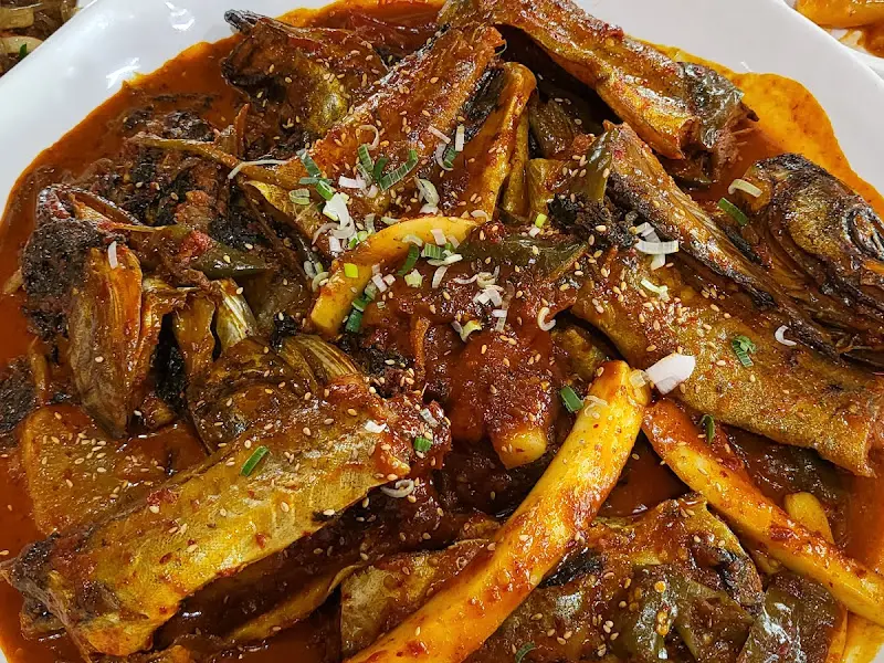 푸짐한 코다리찜 한 상 차림