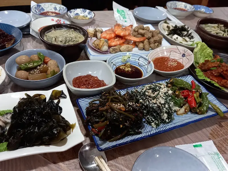 푸짐한 해산물 한 상 차림