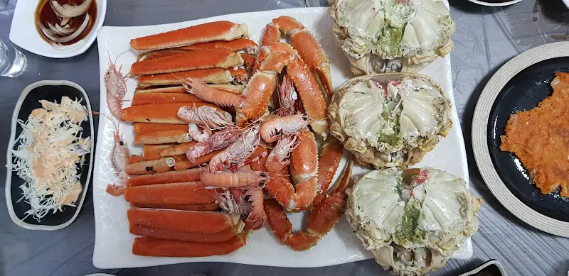 맛있는 해산물 한 상 차림