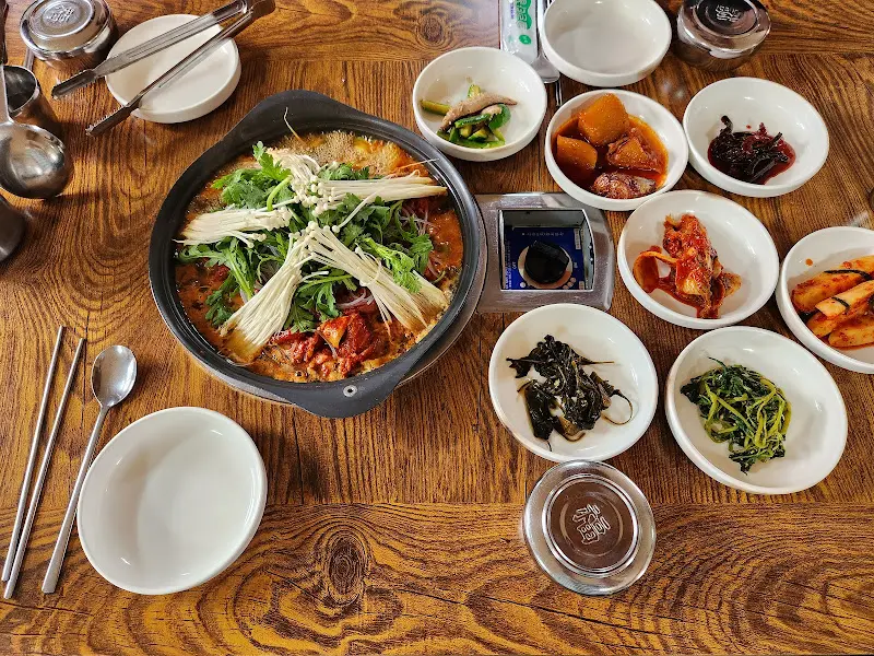 흑돼지 불고기 한 상 차림