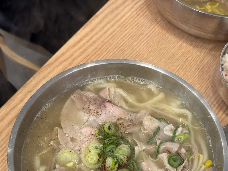 진해장뼈칼국수 메뉴