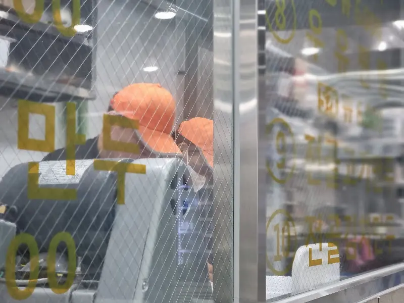 만두 제조 모습