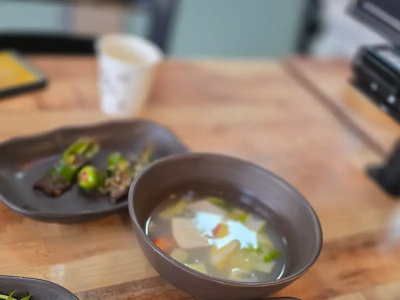 시원한 동치미 국물