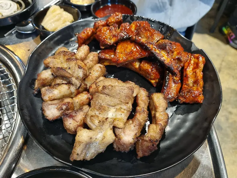 맛있게 익은 쪽갈비